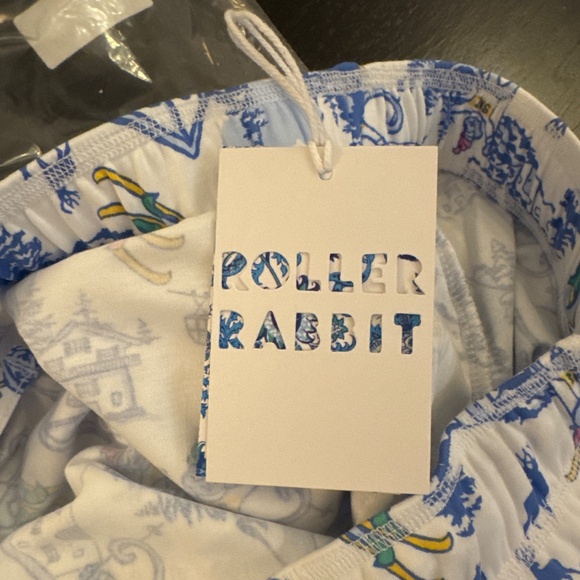 Roller Rabbit NEW w/Tags Ski Toile Simon Pajama Pants Size Extra Small⛷️ - Picture 8 of 11